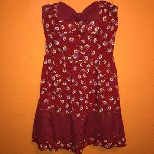 Red Floral Dress